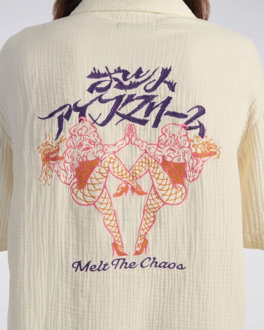 EDWIN Melt The Chaos Shirt SS Garment Washed