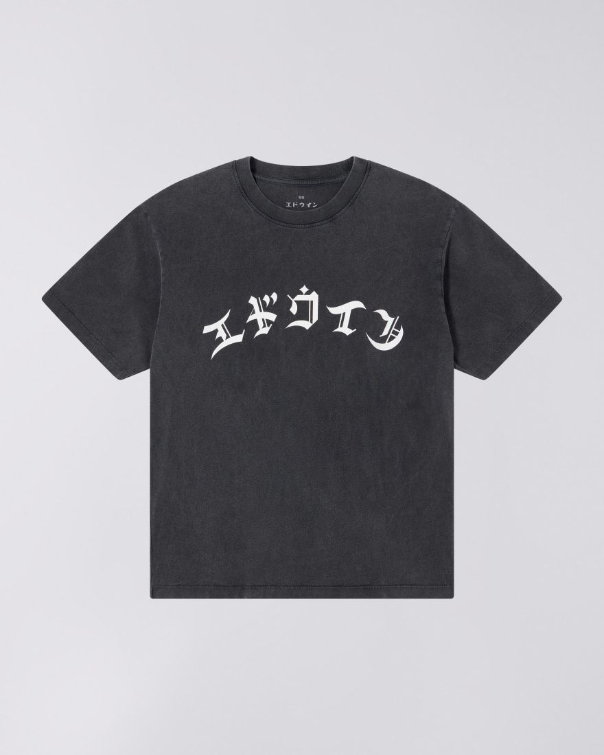 EDWIN Motto T-Shirt marble fade out