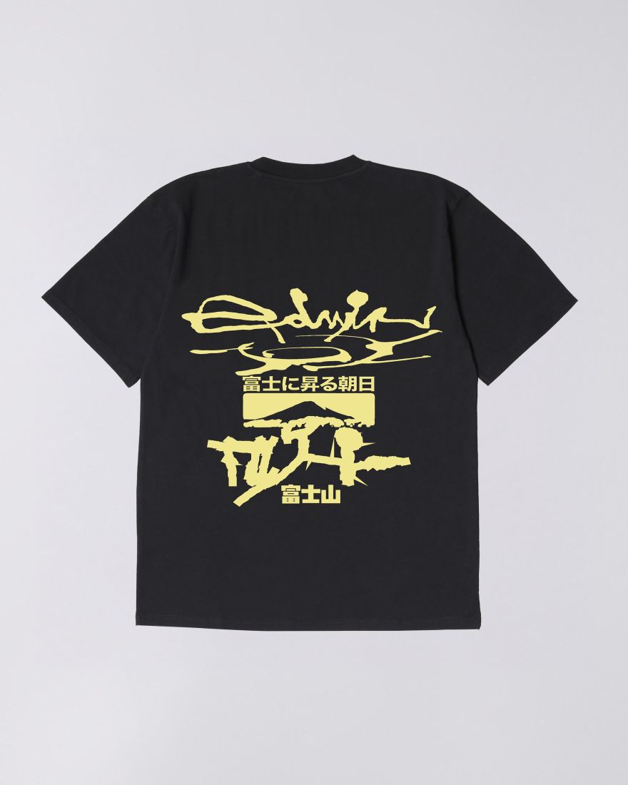 EDWIN Mount Fuji Dusk T-Shirt Black