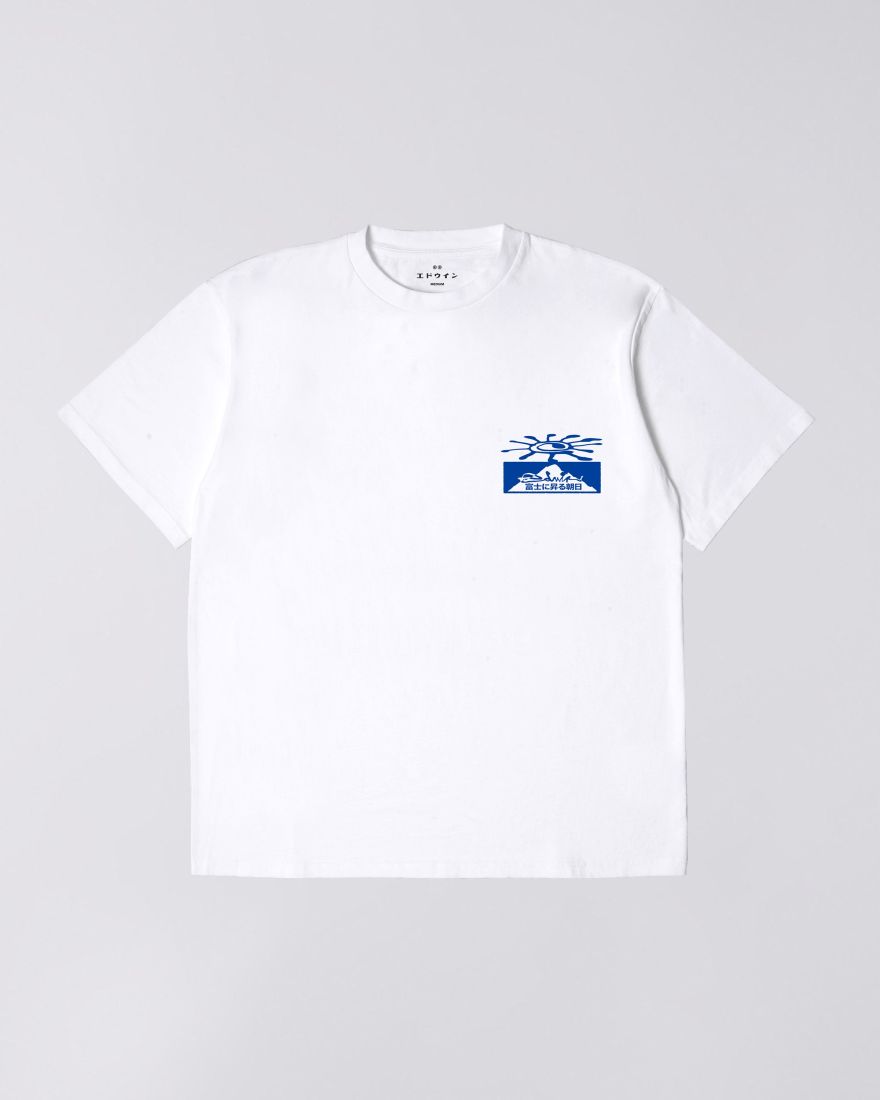 EDWIN Mount Fuji Dusk T-Shirt White