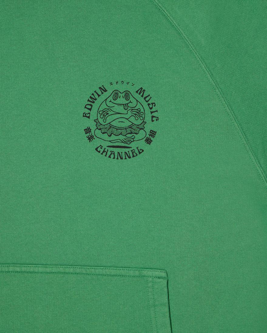 EDWIN Edwin Music Channel Hoodie Sweat Garment Washed