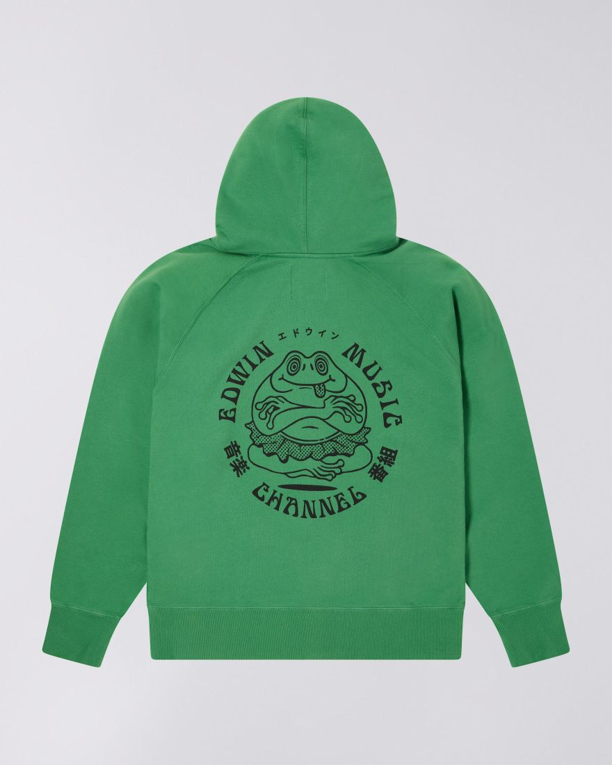 EDWIN Edwin Music Channel Hoodie Sweat Garment Washed