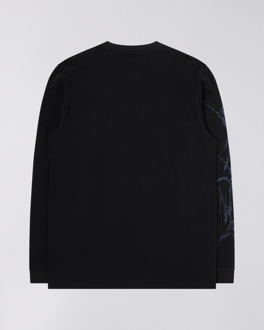 EDWIN Night Parade T-Shirt LS Garment Washed