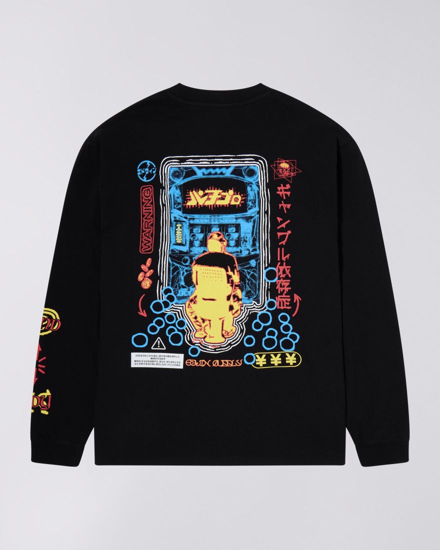 EDWIN Pachinko T-Shirt LS Garment Washed