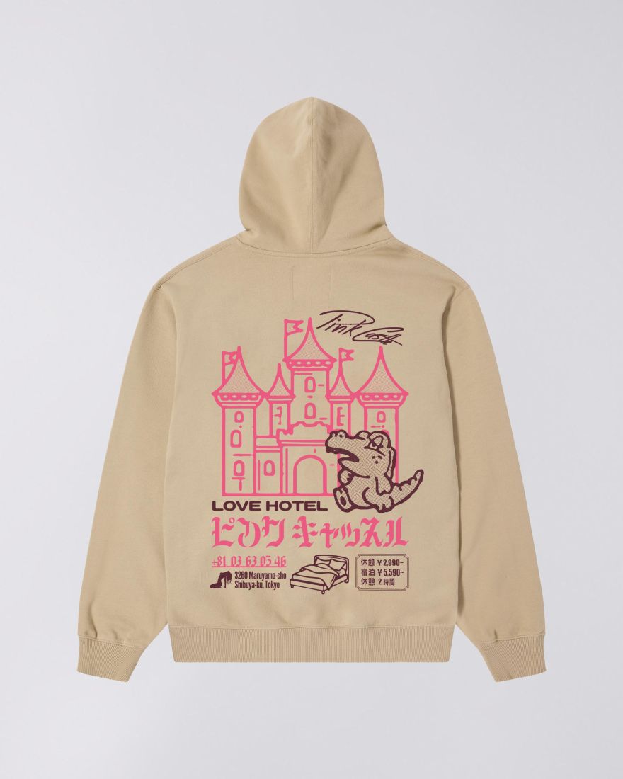 EDWIN Pink Castle Hoodie Sweat Seneca Rock