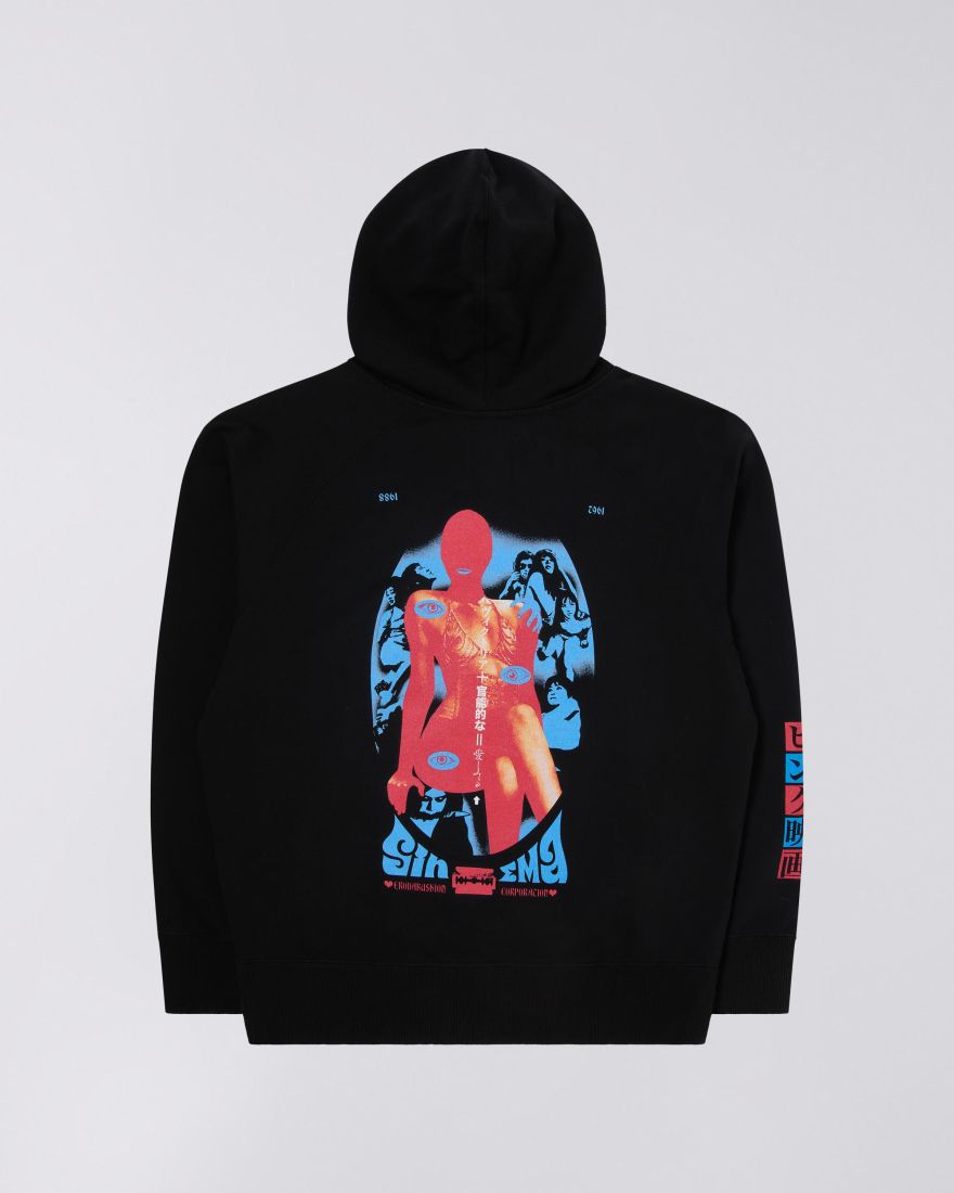 EDWIN Pinku Eiga Hoodie Sweat Garment Washed