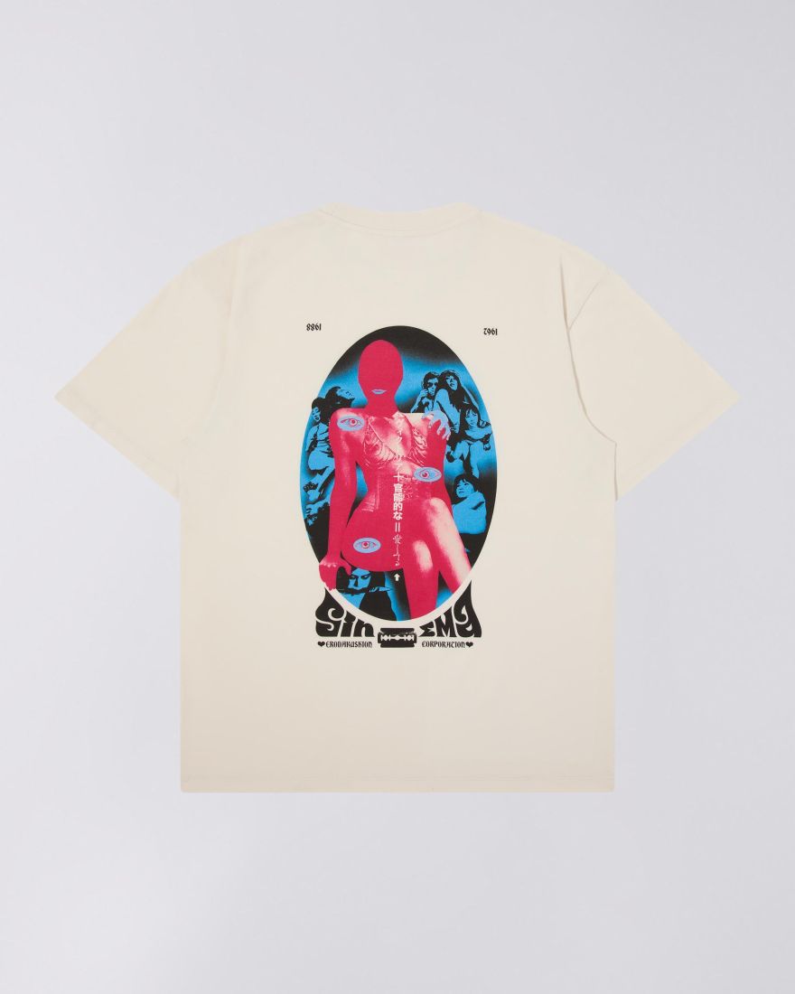 EDWIN Pinku Eiga T-Shirt Garment Washed