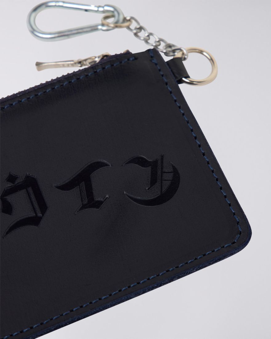 EDWIN Pouch Leather Navy