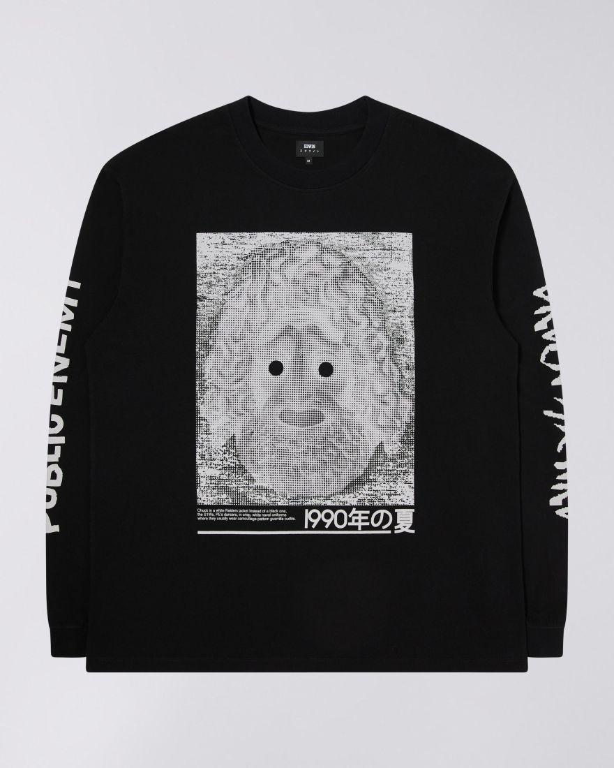 EDWIN Public Enemy T-Shirt LS garment washed
