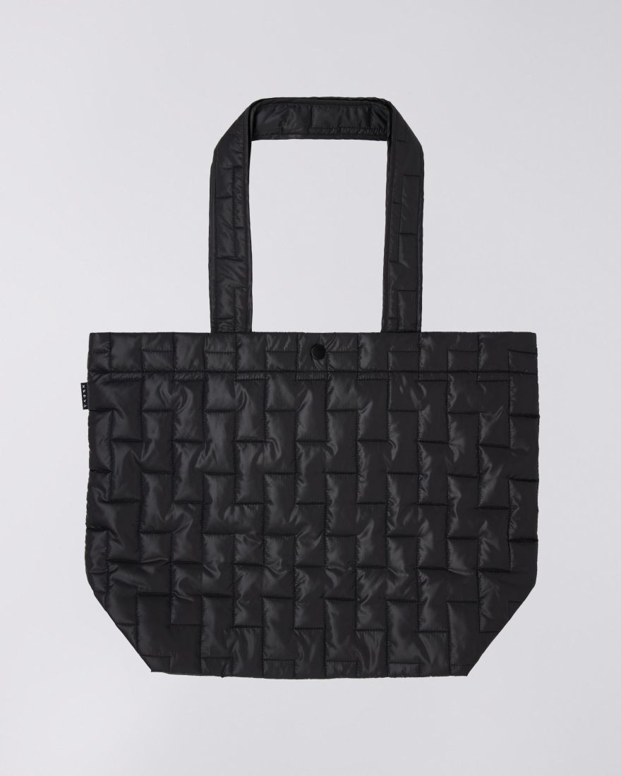 EDWIN Quilted Tote Bag Black