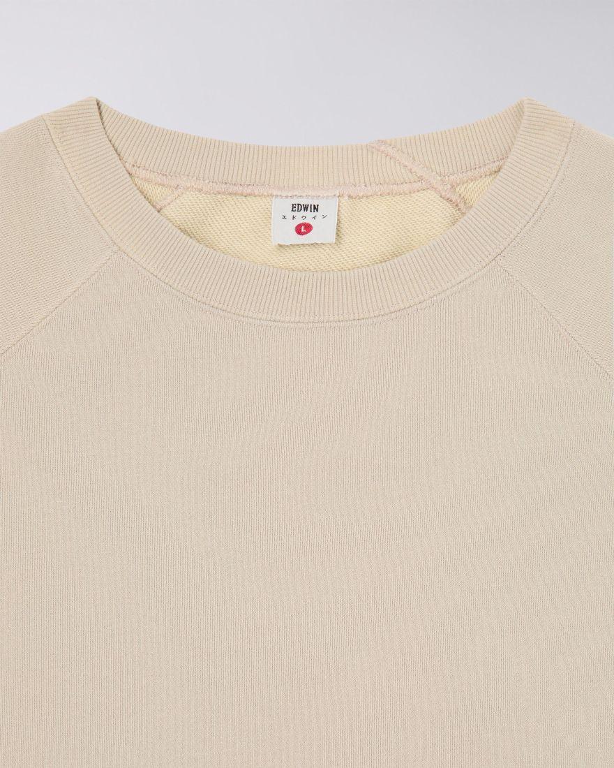 EDWIN Raglan-Sleeve Crewneck Ozone