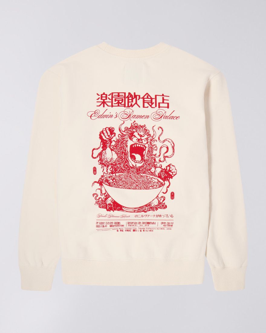 EDWIN Ramen Palace Sweat Garment Washed