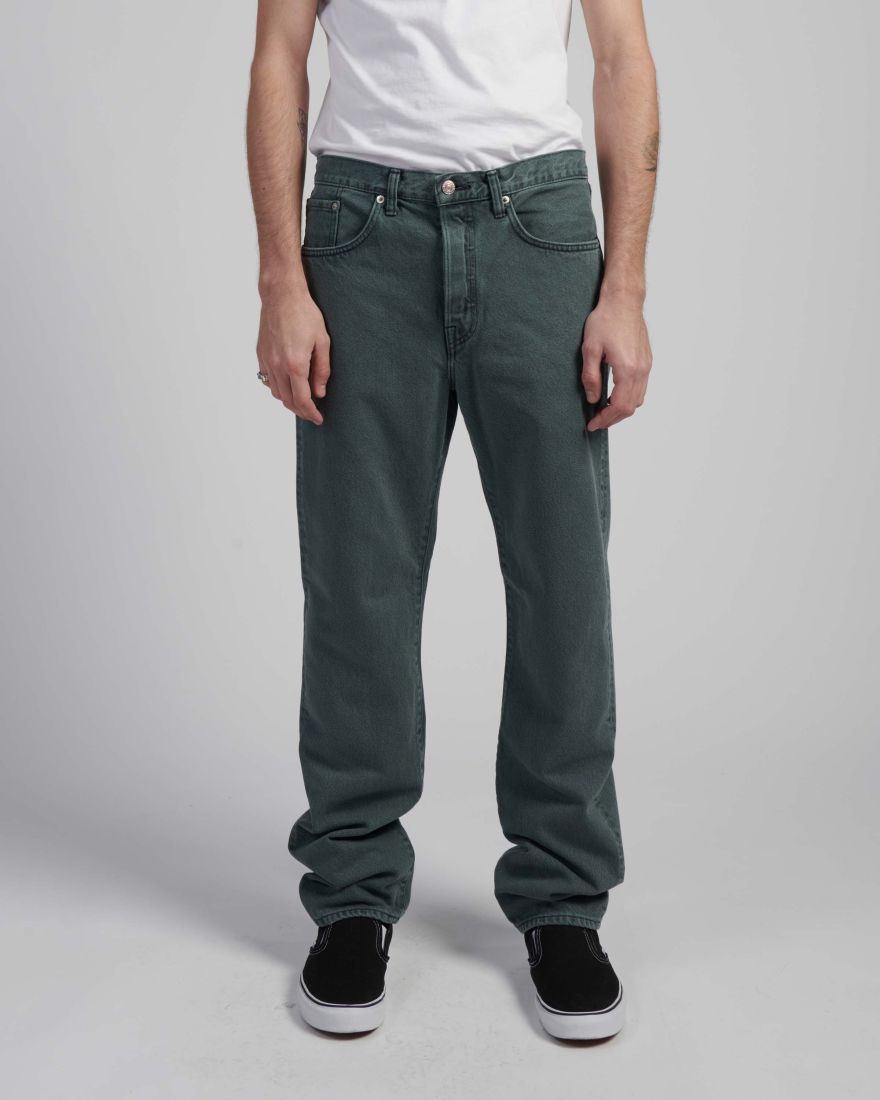 EDWIN Regular Straight Jeans green black