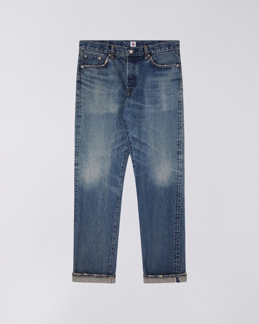 EDWIN Regular Straight Jeans Mid Dark Used