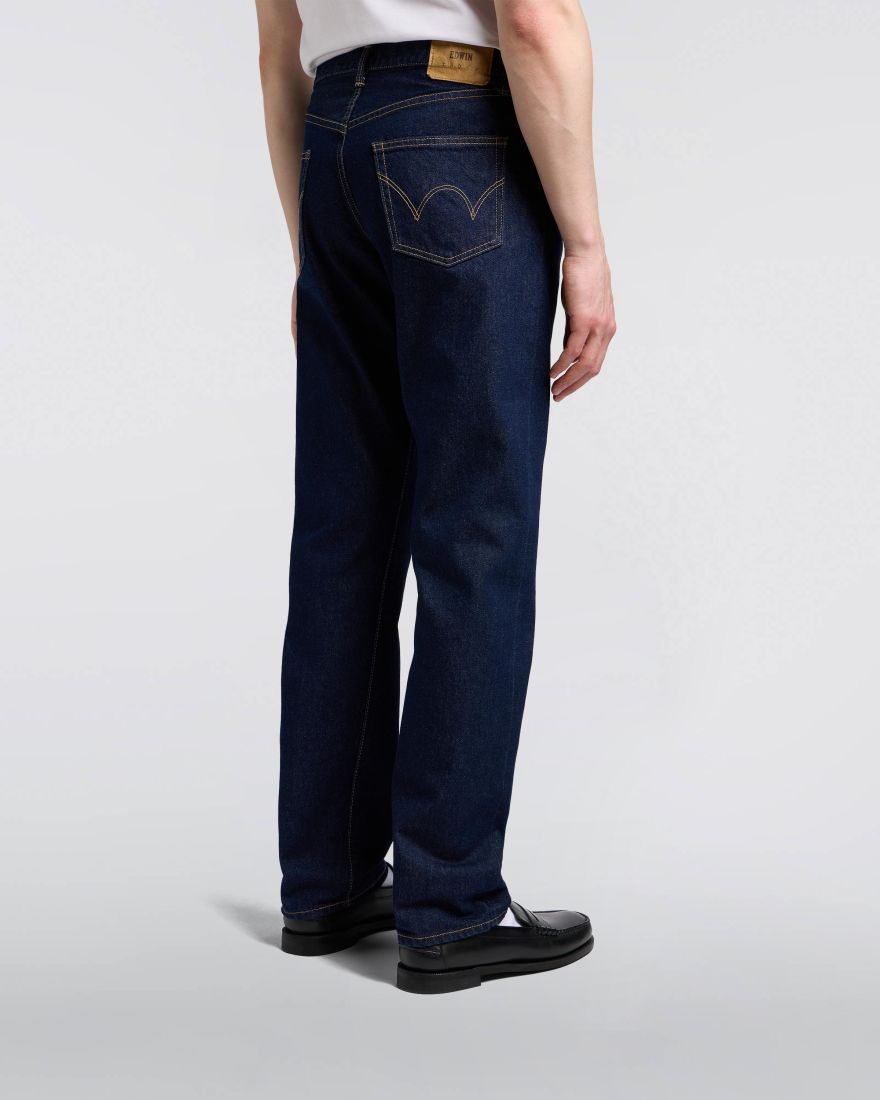 EDWIN Regular Straight Jeans Rinsed