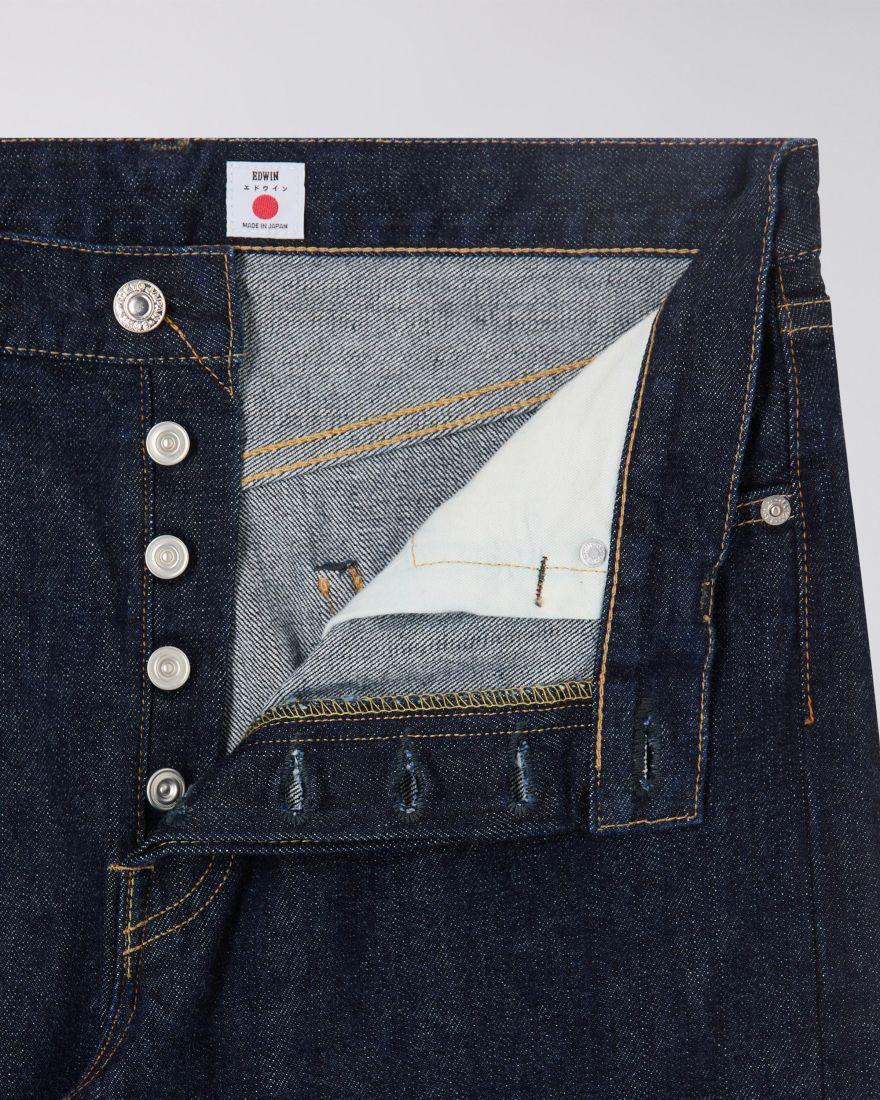 EDWIN Regular Straight Jeans Rinsed
