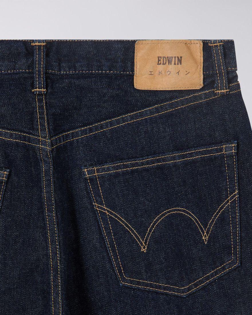 EDWIN Regular Straight Jeans Rinsed