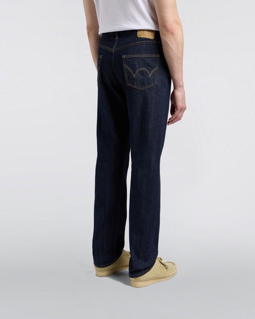 EDWIN Regular Straight Jeans Rinsed