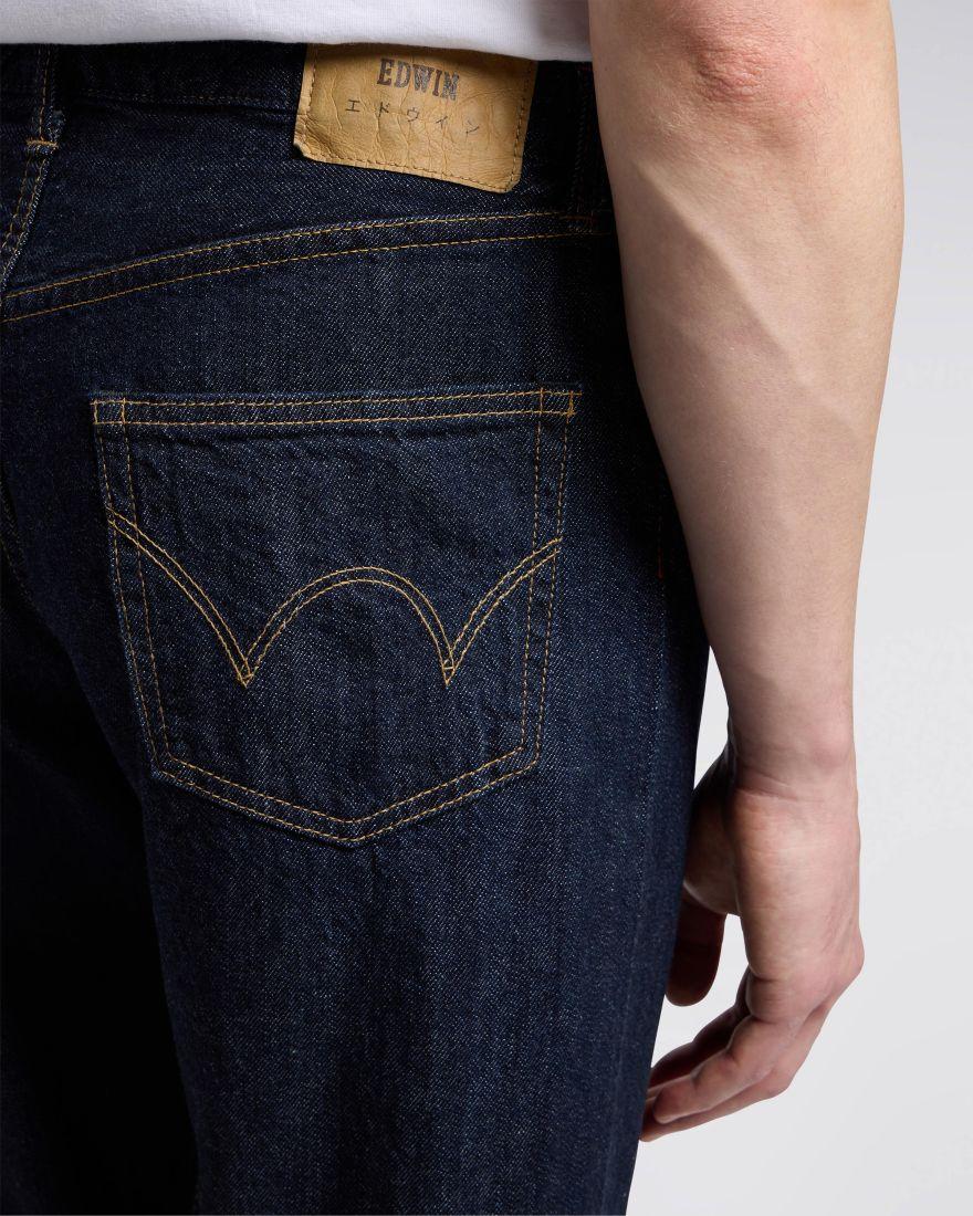 EDWIN Regular Straight Jeans Rinsed