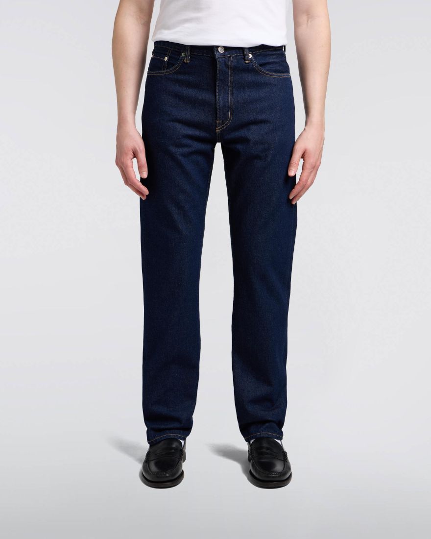 EDWIN Regular Straight Jeans Rinsed