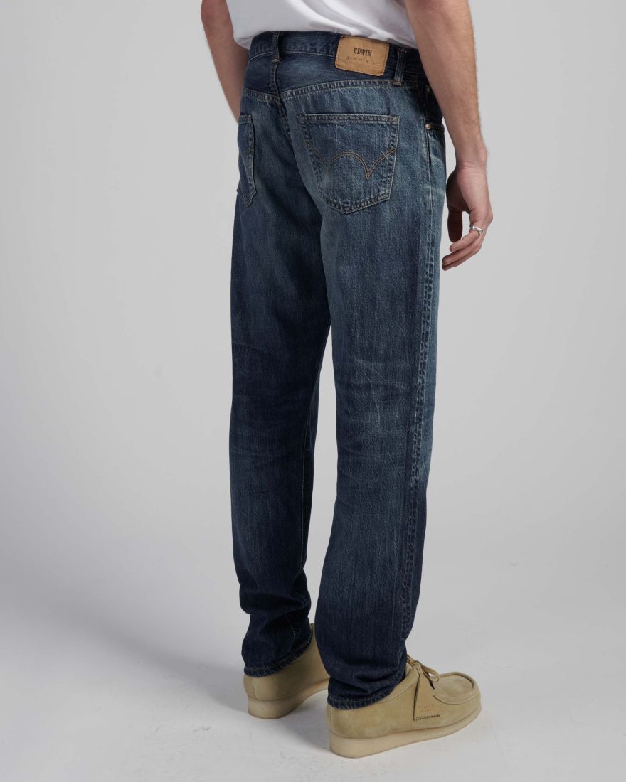 EDWIN Regular Tapered Jeans Dark Used