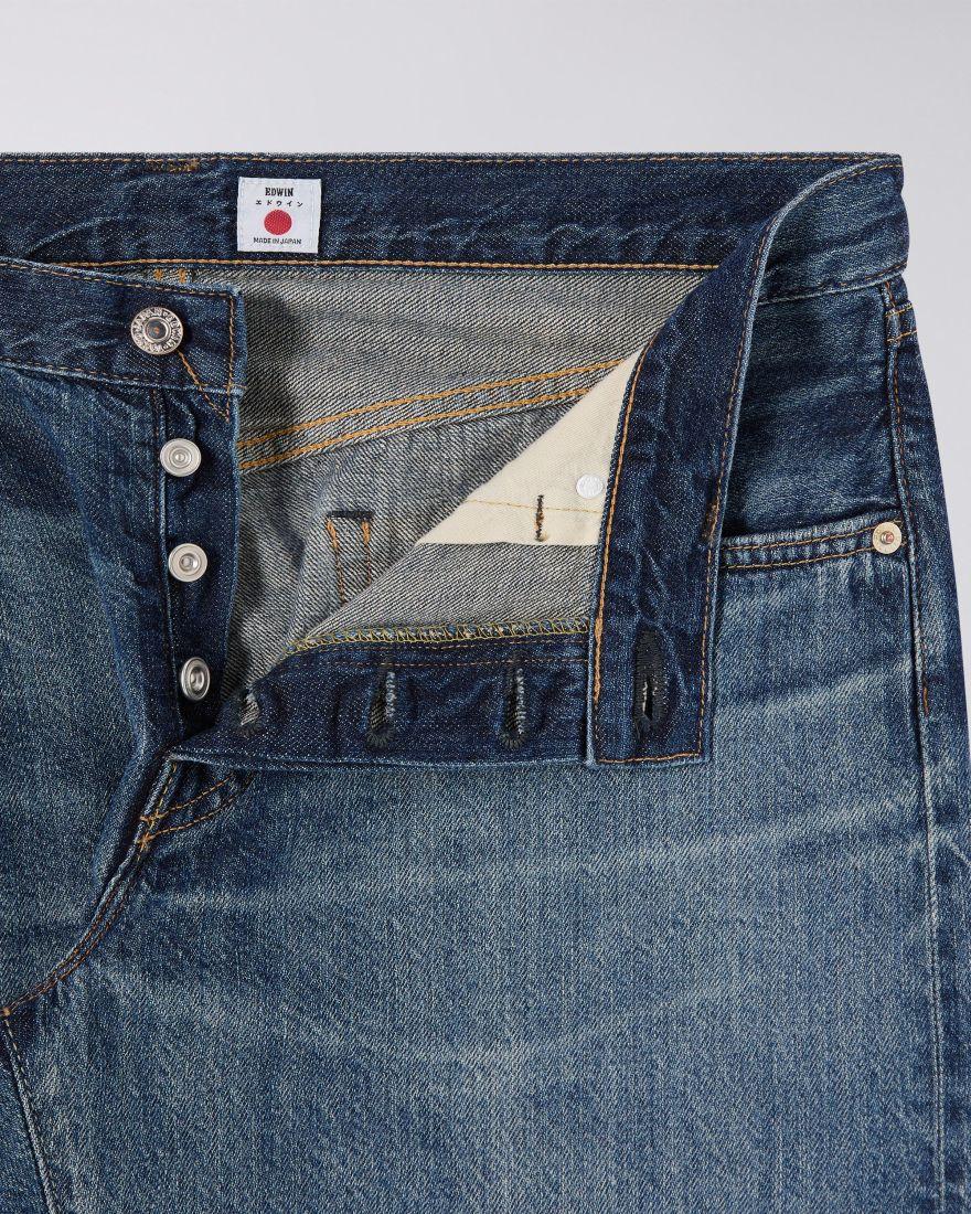 EDWIN Regular Tapered Jeans Dark Used