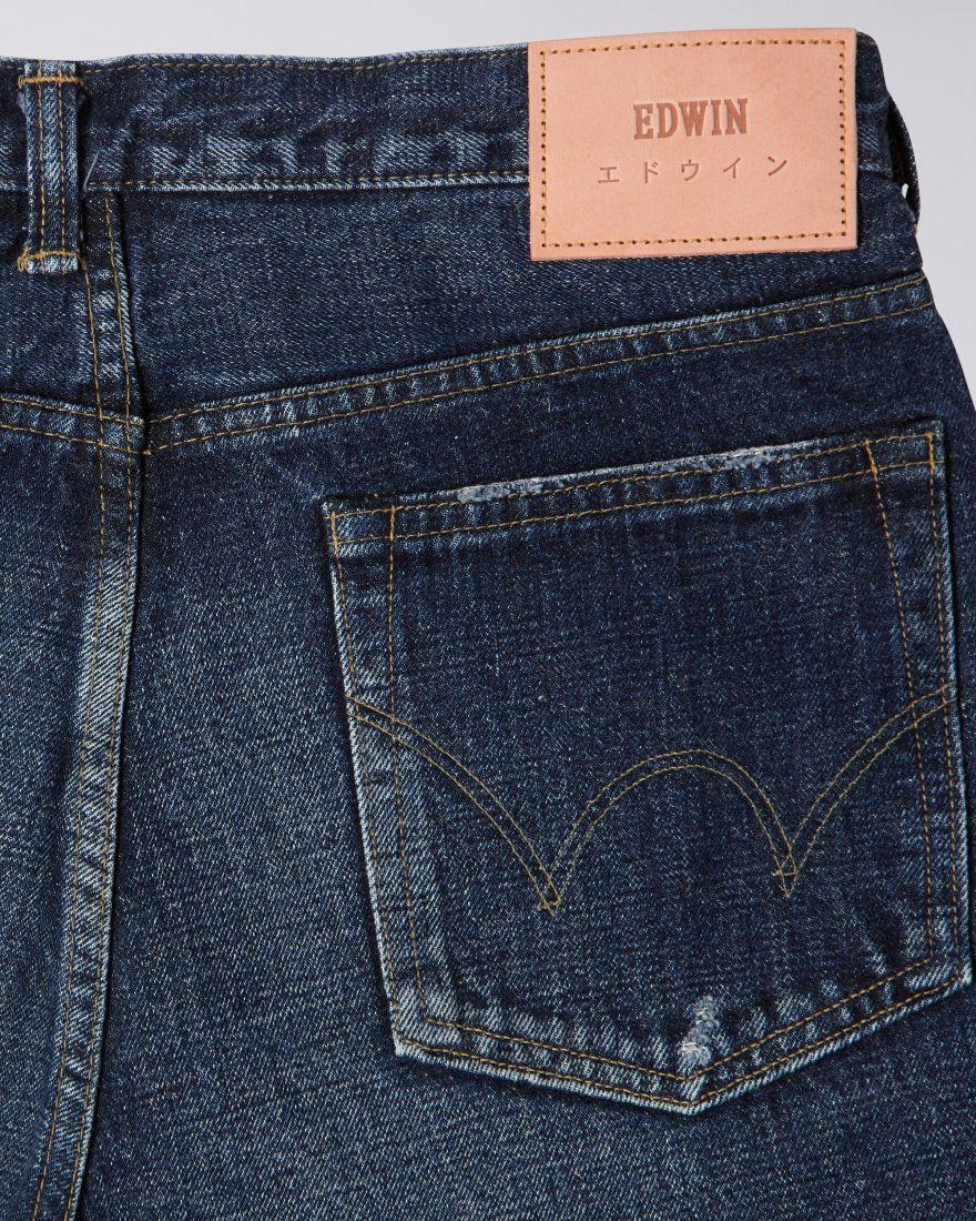 EDWIN Regular Tapered Jeans Dark Used Remake
