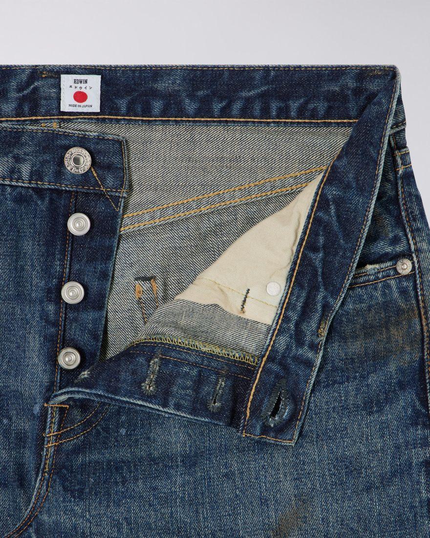 EDWIN Regular Tapered Jeans Dark Used Remake