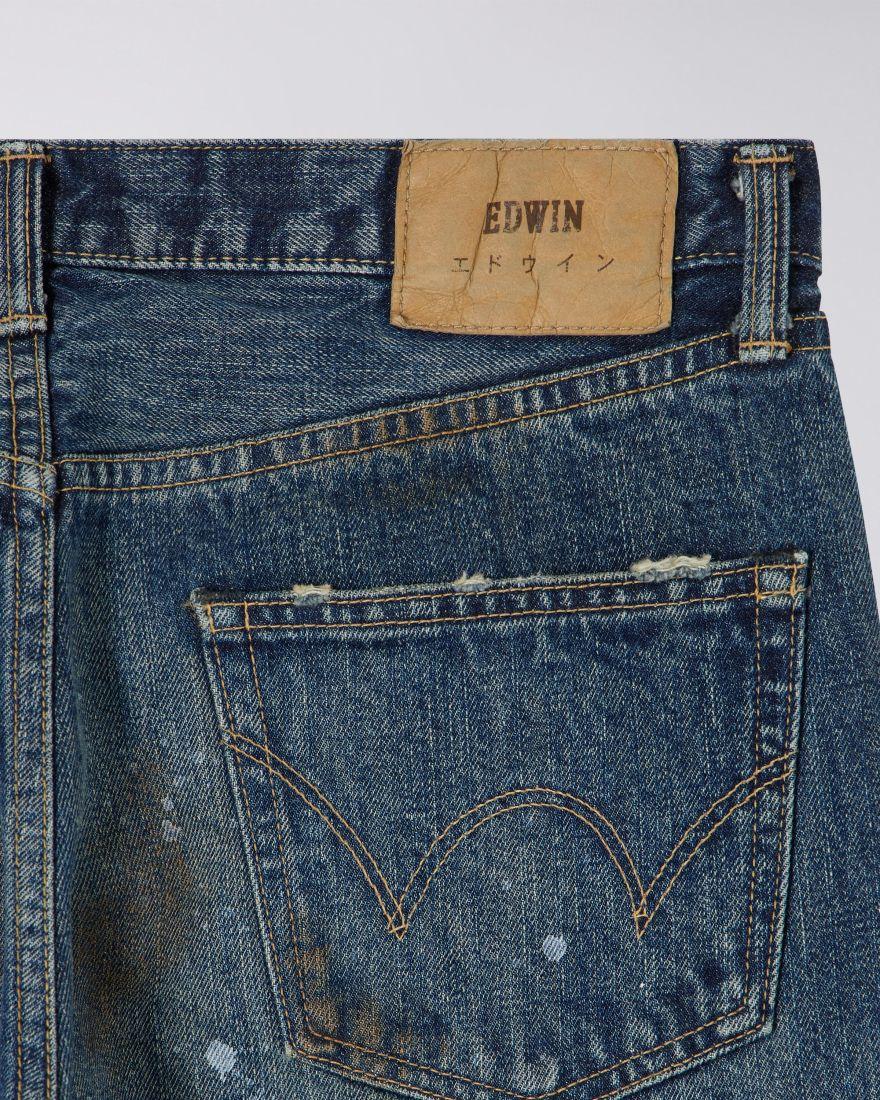EDWIN Regular Tapered Jeans Dark Used Remake