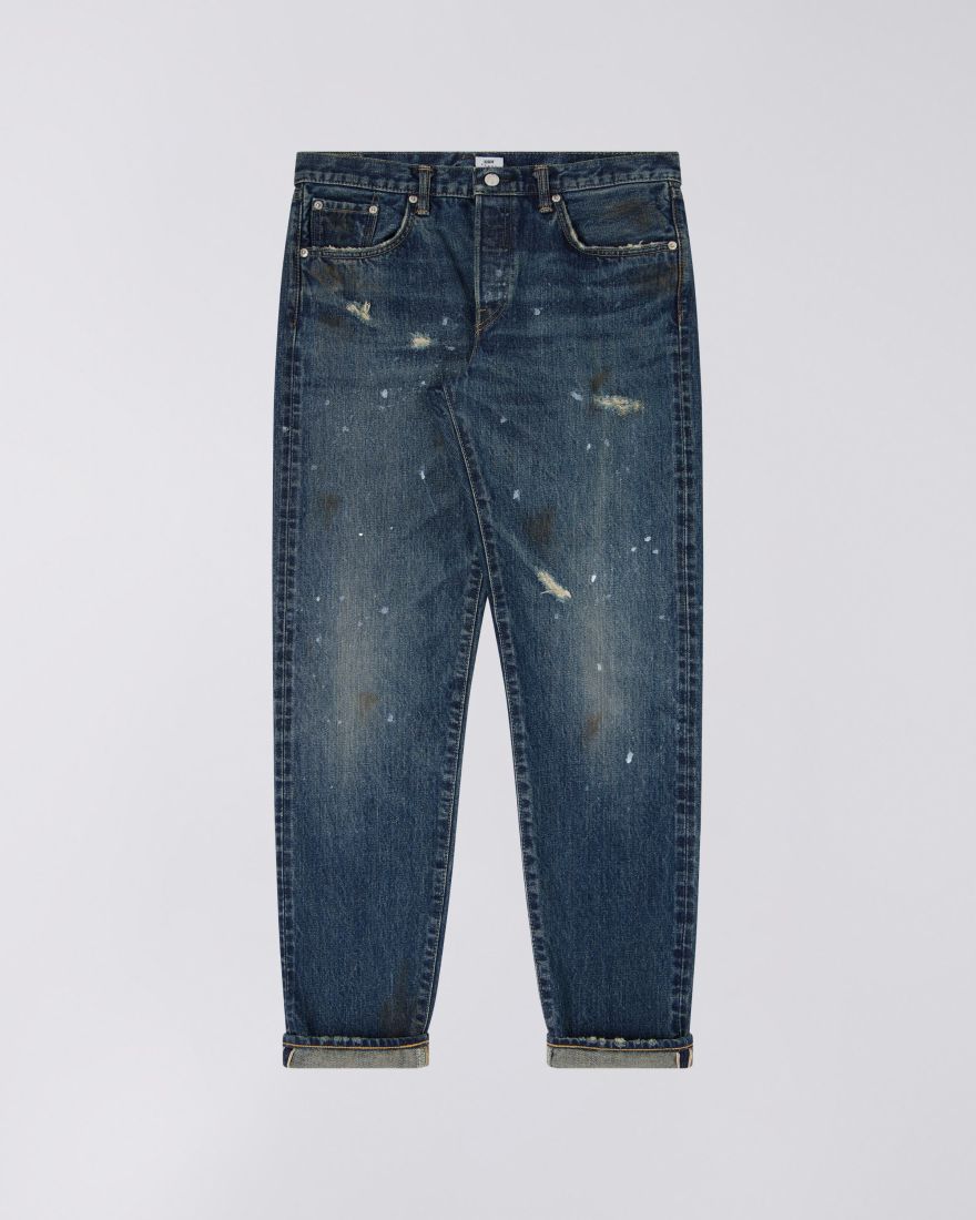 EDWIN Regular Tapered Jeans dark used remake