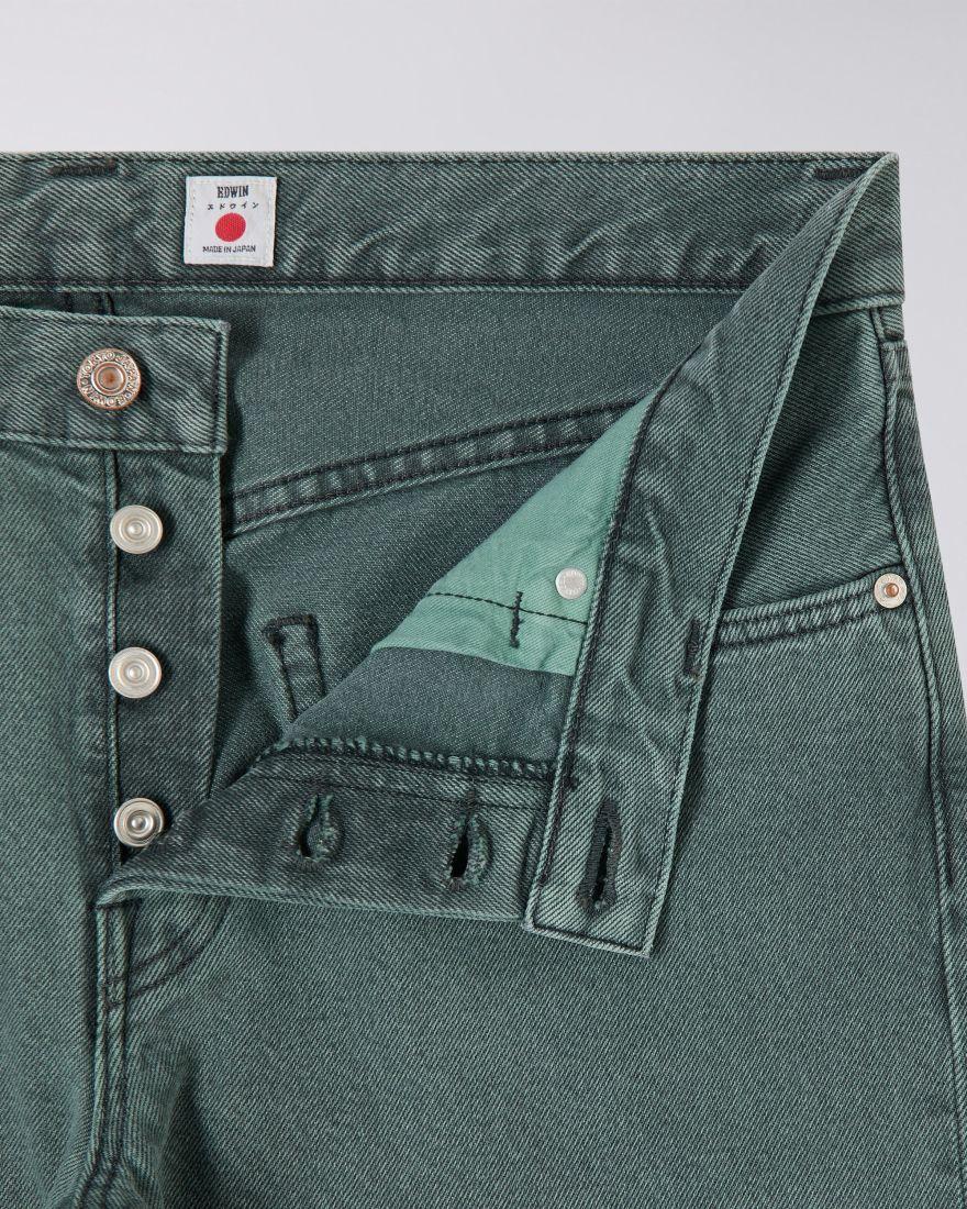 EDWIN Regular Tapered Jeans Green Black