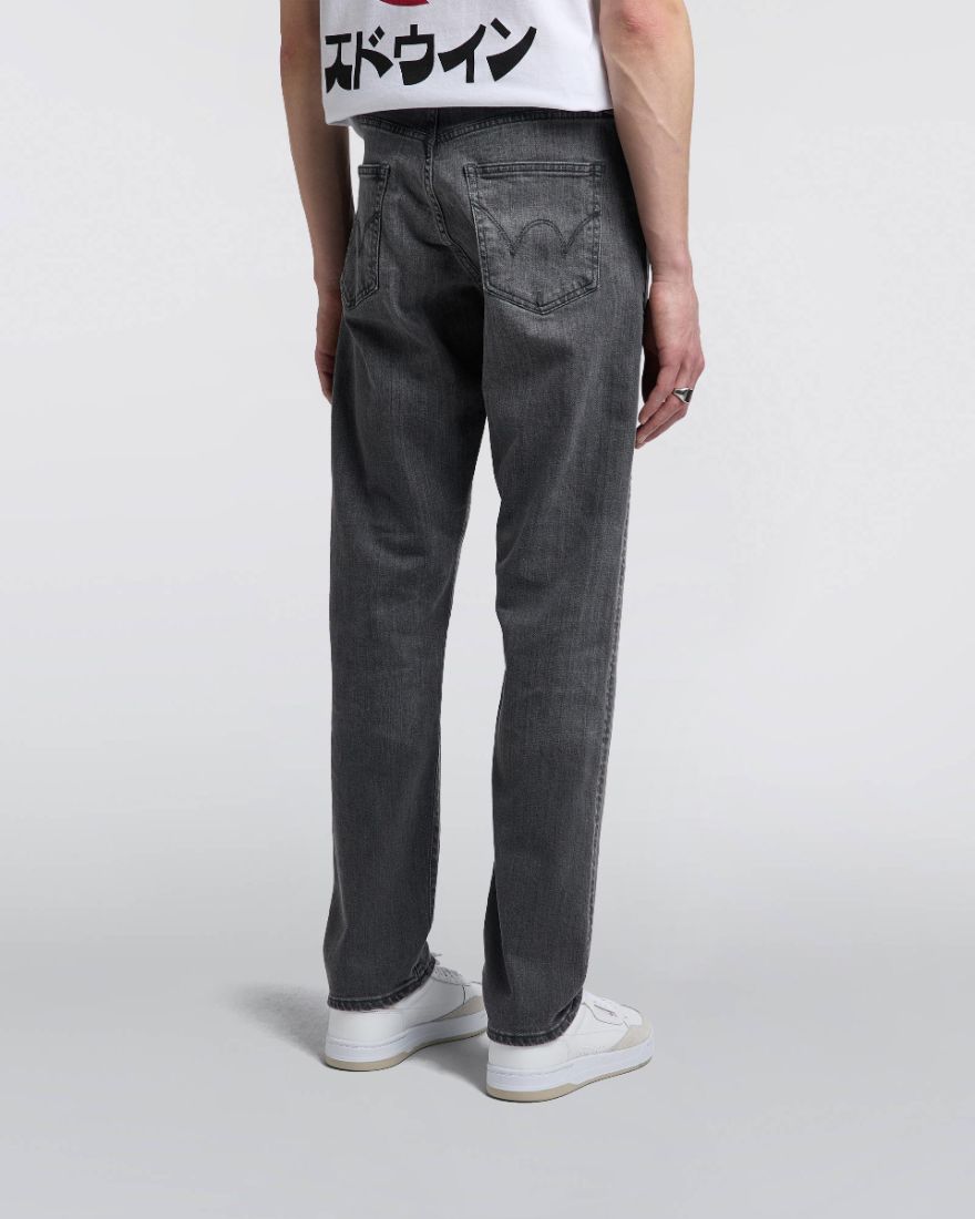 EDWIN Regular Tapered Jeans Grey Used