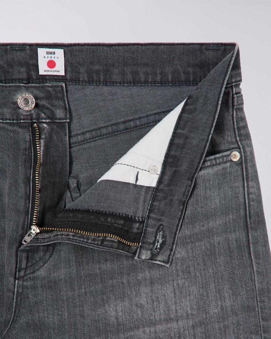 EDWIN Regular Tapered Jeans Grey Used