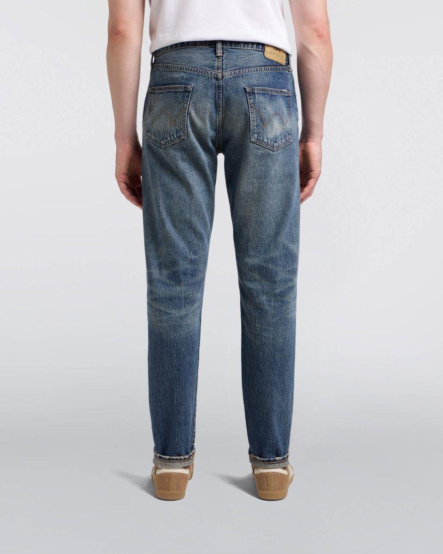 EDWIN Regular Tapered Jeans Mid Dark Used