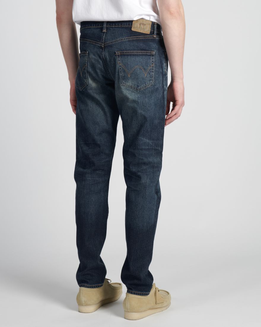 EDWIN Regular Tapered Jeans Mid Dark Used