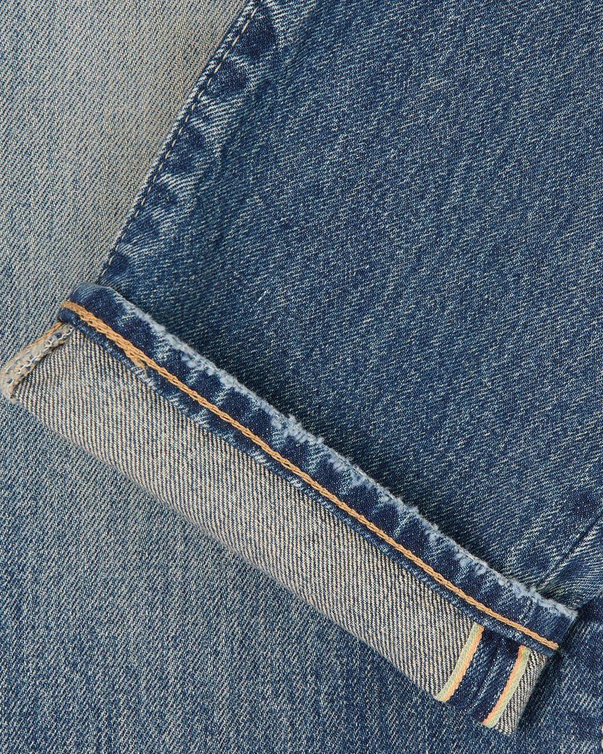 EDWIN Regular Tapered Jeans Mid Dark Used Remake