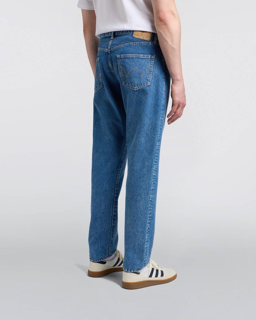 EDWIN Regular Tapered Jeans Mid Light Used