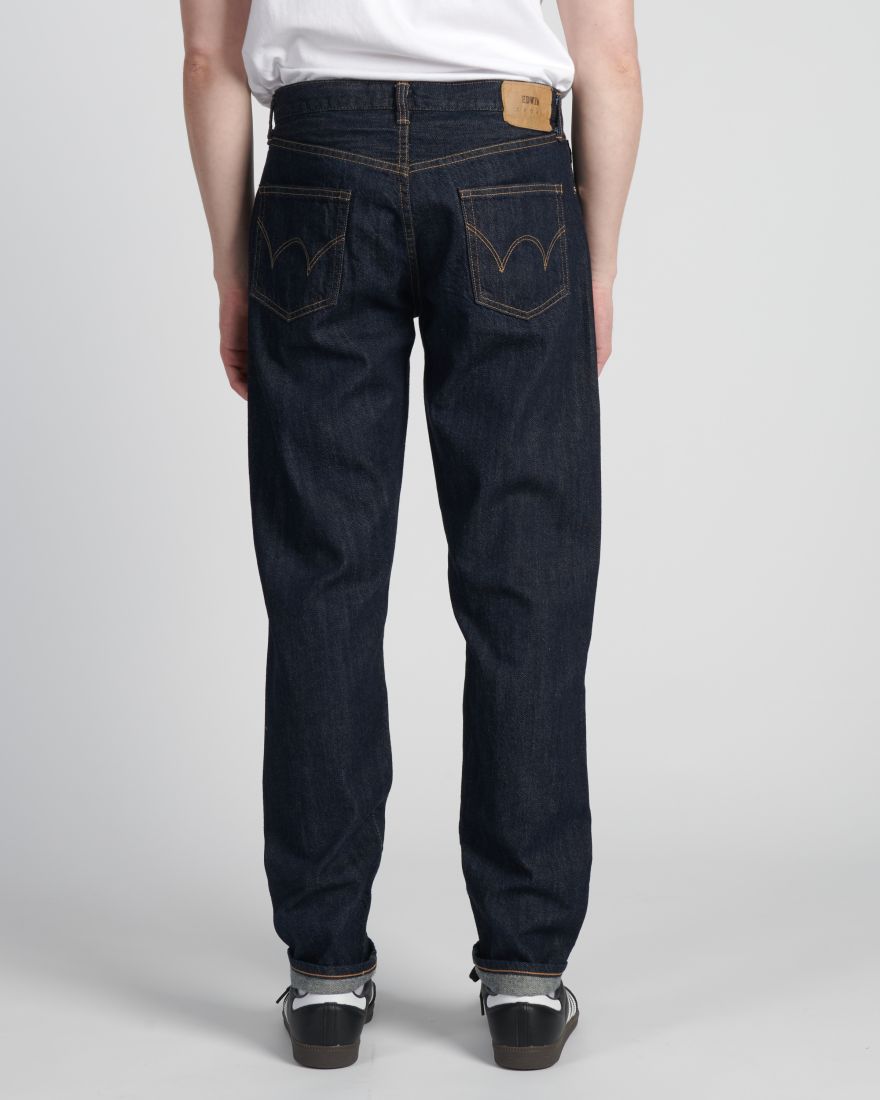 EDWIN Regular Tapered Jeans Rinsed