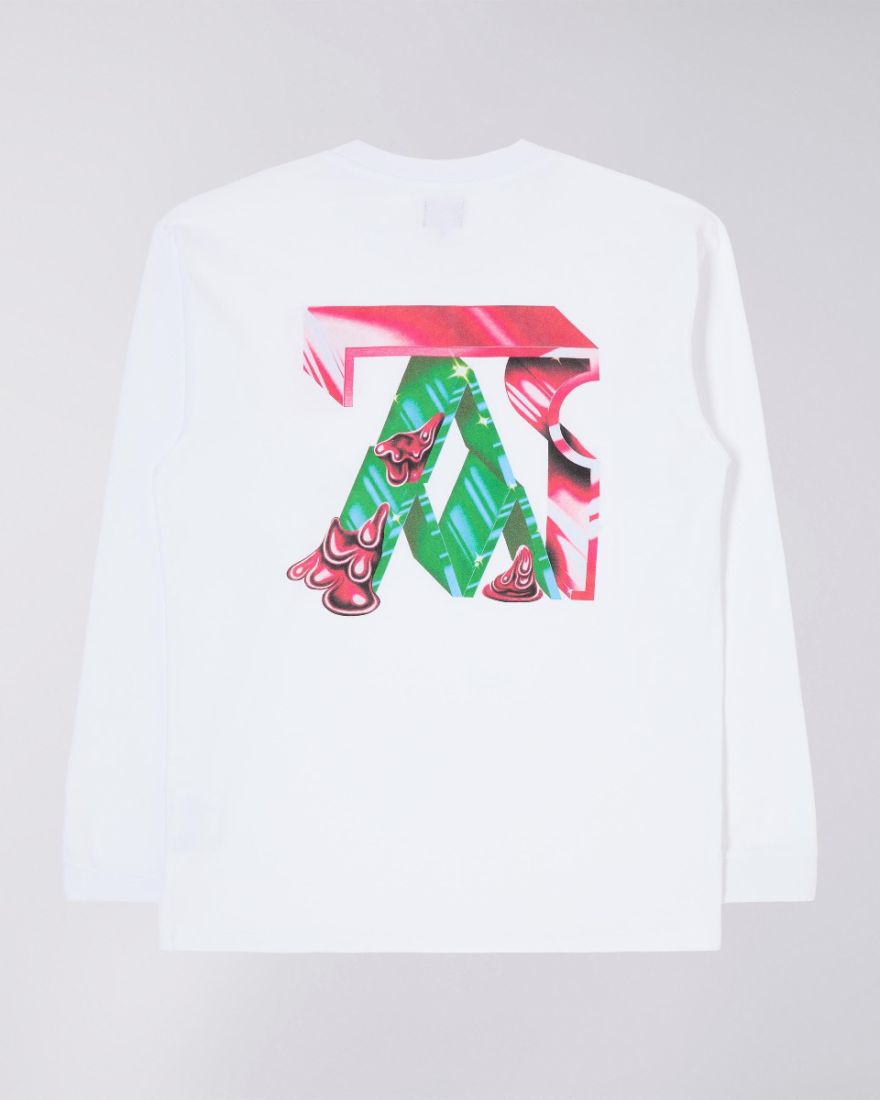 EDWIN Robert Beatty I T-Shirt LS Garment Washed