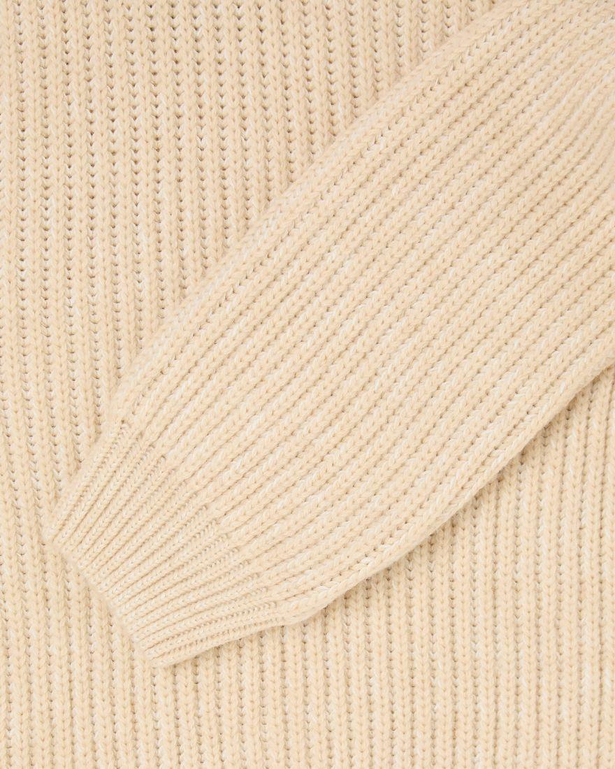 EDWIN Roni High Collar Sweater Beige