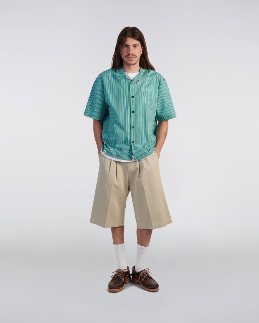 EDWIN Saga Shirt SS garment washed