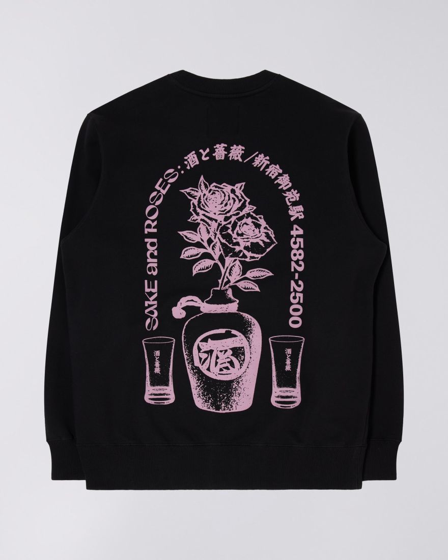 EDWIN Sake And Roses Sweat Garment Washed