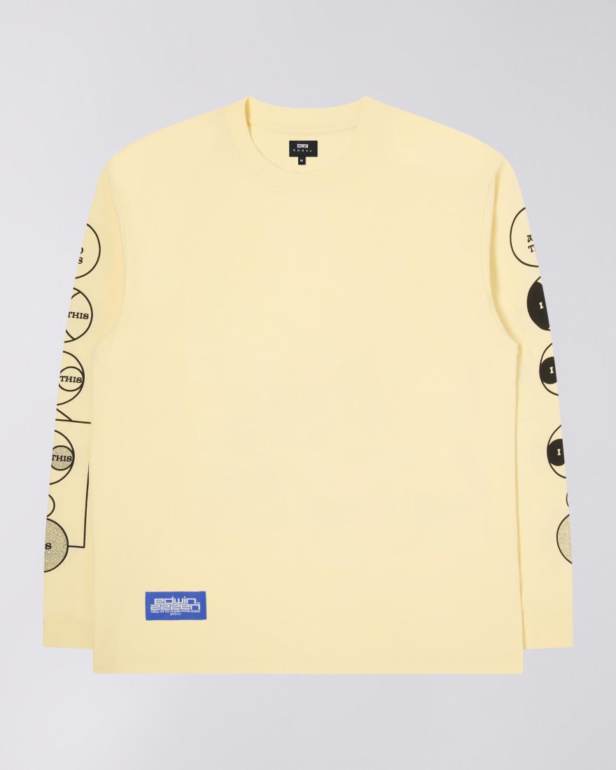 EDWIN Save T-Shirt LS garment washed