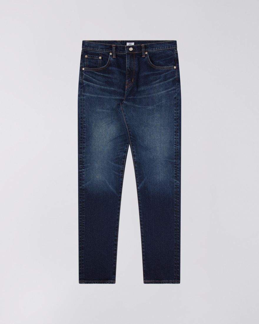 EDWIN Slim Tapered Jeans Mid Dark Used
