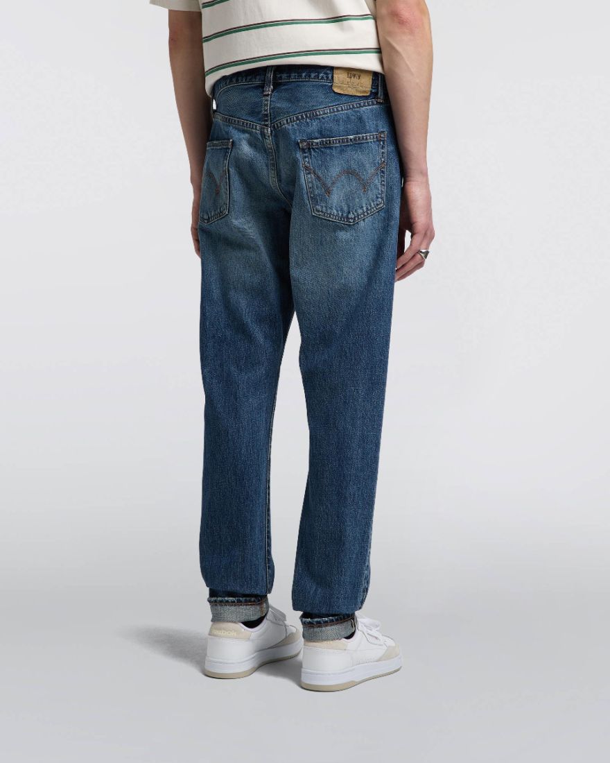 EDWIN Slim Tapered Jeans Mid Dark Wash