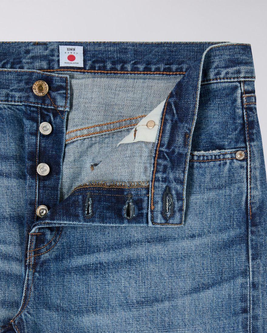 EDWIN Slim Tapered Jeans Mid Dark Wash