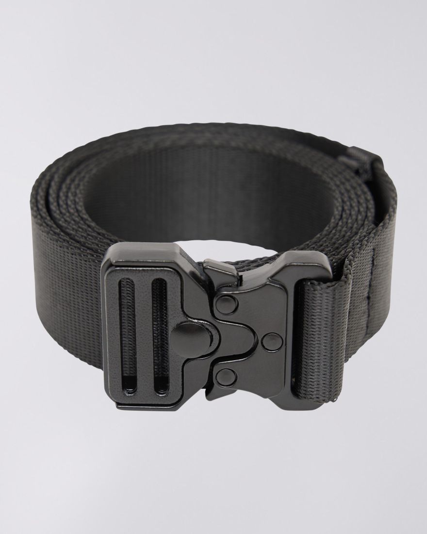 EDWIN Small Nylon Belt Black