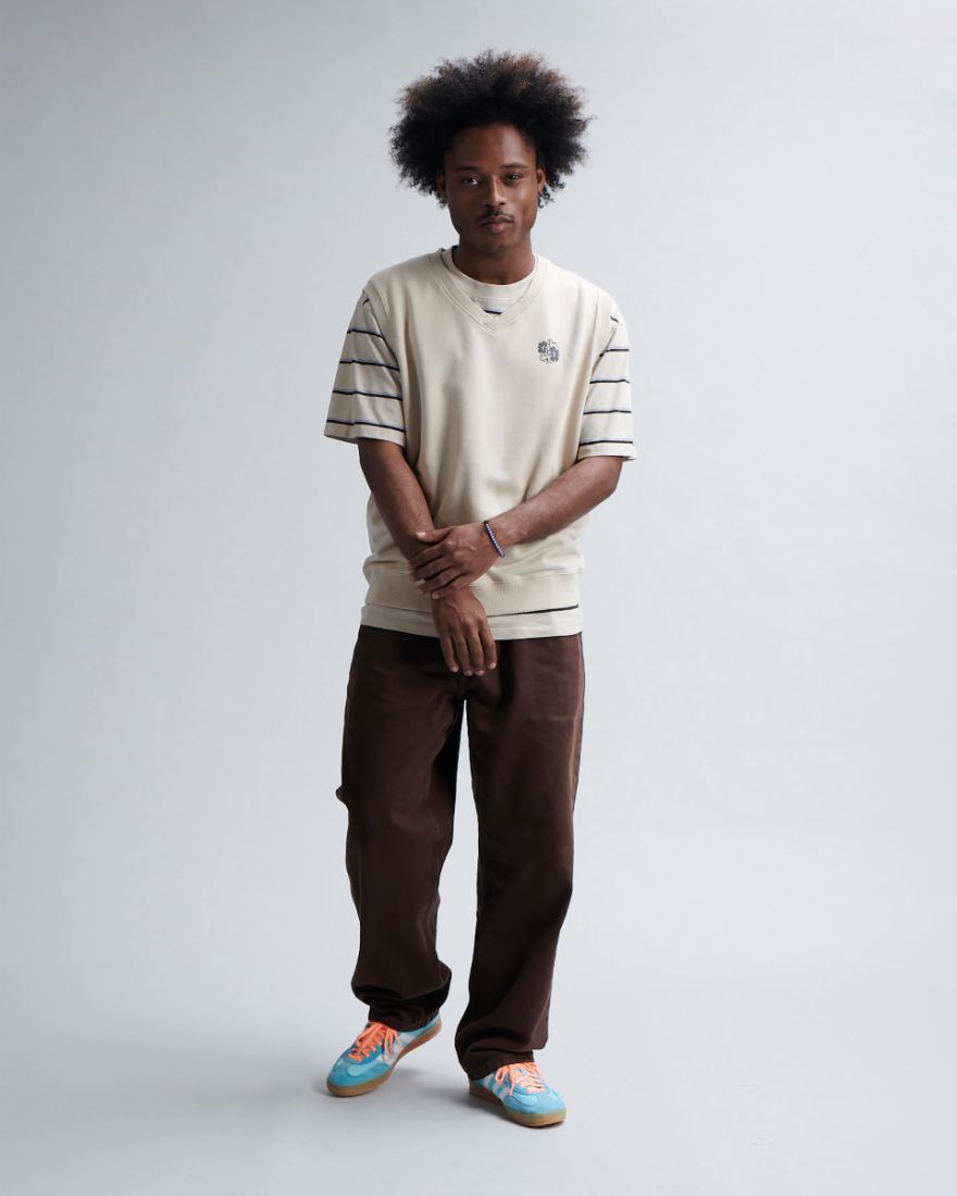 EDWIN Solo Vest garment washed