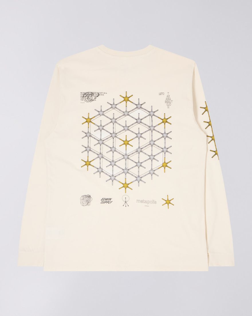 EDWIN Takara Beautilion T-Shirt LS Garment Washed