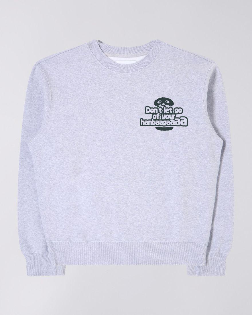 EDWIN Tanuki Sweat Grey Marl